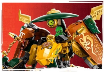 Robotii din echipa ninja a lui Lloyd si Arin Lego Ninjago 71794 Lego